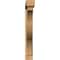 Ekena Millwork Funston Block Rough Sawn Bracket w/ Offset Brace, Western Red Cedar, 6"W x 38"D x 44"H BKT0604X38X44FST05RWR - alternate 2